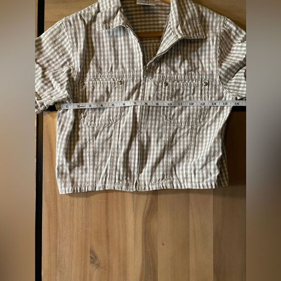 Copper key plaid cover up - Picture 4 of 6